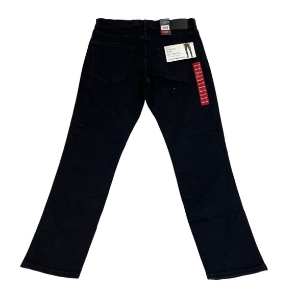 Lucky Brand Mens 412 Athletic Slim Jeans Black Mid Rise Stretch Sz 34x32 - New - Picture 2 of 7